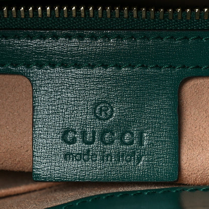 Gucci Boarded Dyana Lux Calfskin Small Jackie 1961 Hobo Emerald 6 of 11