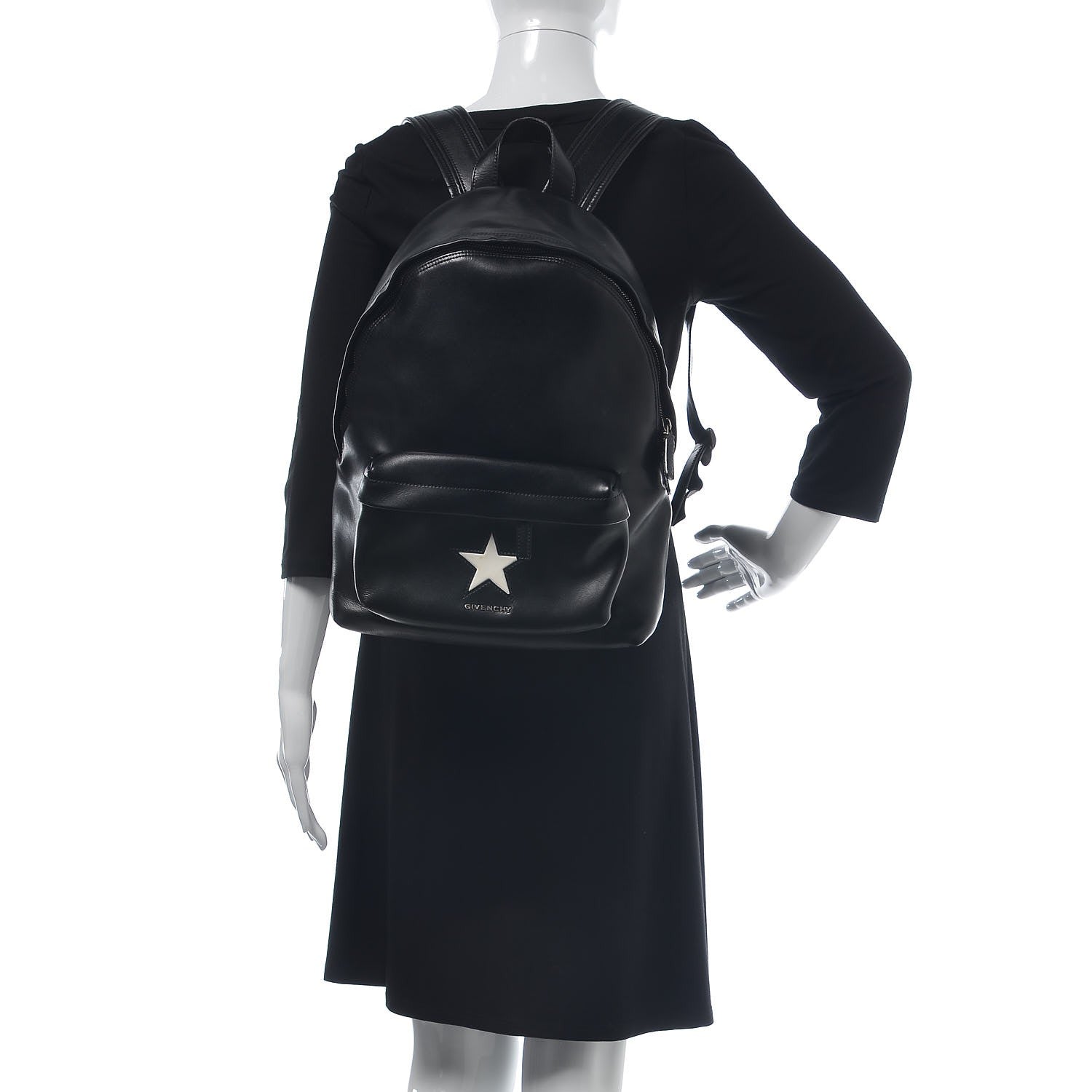 givenchy mini star backpack Calfskin Black Red 166279 Givenchy Small Star Backpack