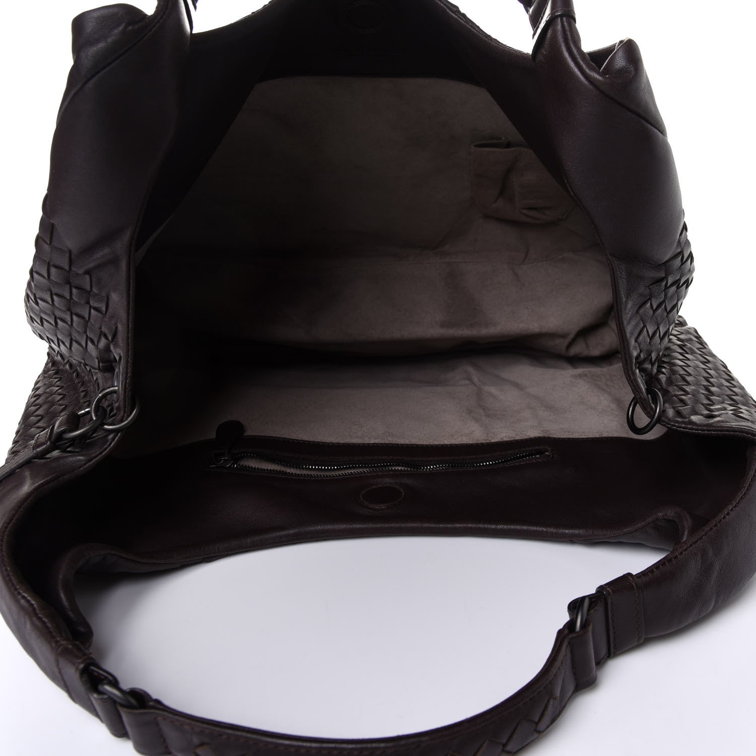 Bottega Veneta Nappa Intrecciato Large Campana Ebano 5 of 13