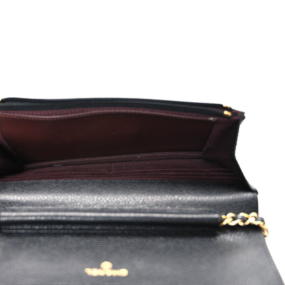 Chanel Caviar Quilted Wallet on Chain WOC Black 5 of 11