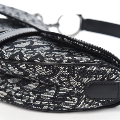 Christian Dior Monogram Saddle Bag Black 9 of 9