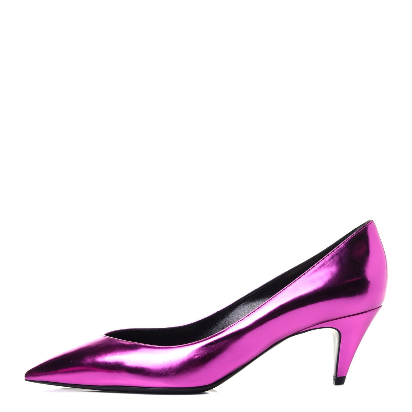 Metallic Calfskin Kiki 55 Pumps 40 Fuchsia