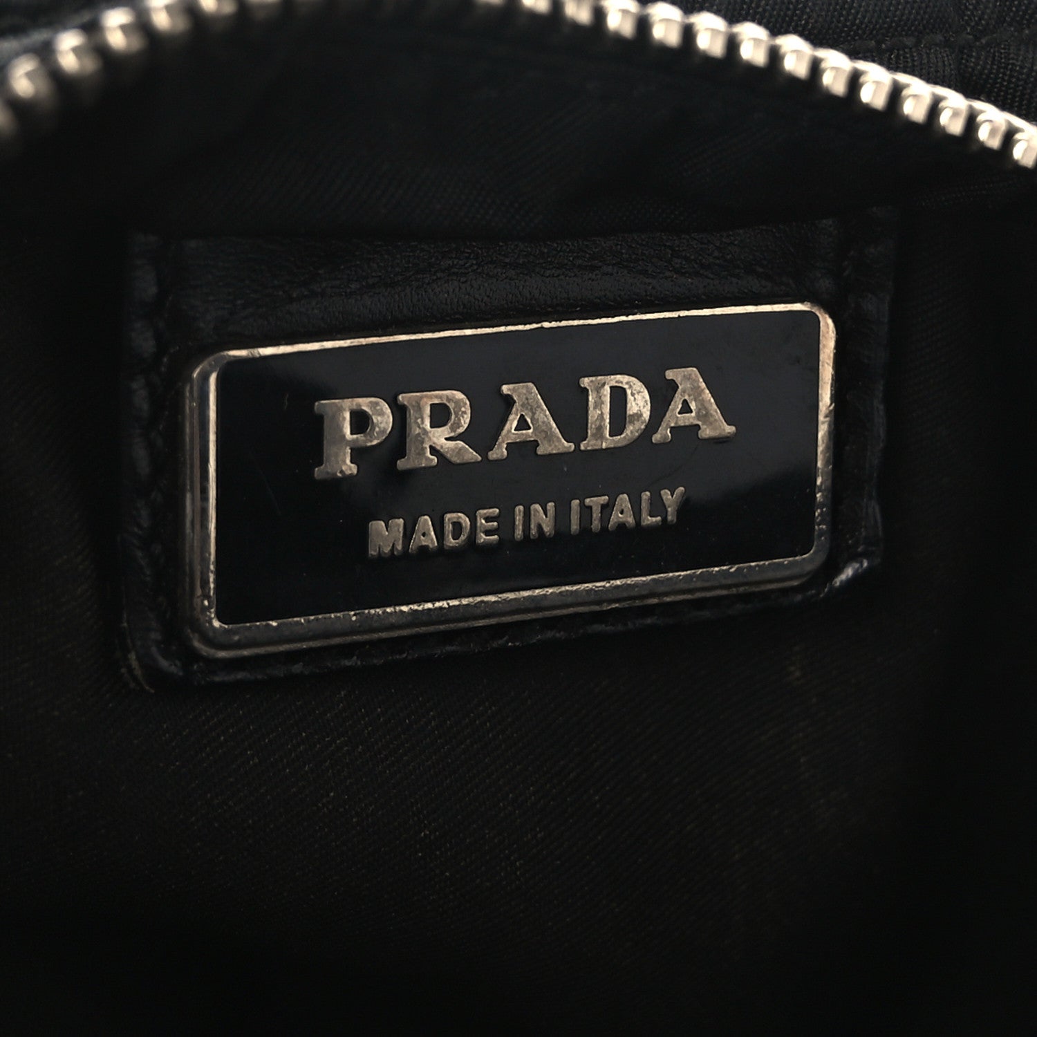 Prada Nylon Vela Flat Messenger Bag Black 6 of 11