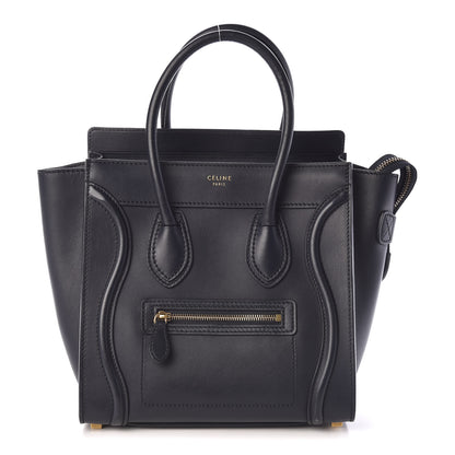 Celine Smooth Calfskin Micro Luggage Navy Blue 1 of 9