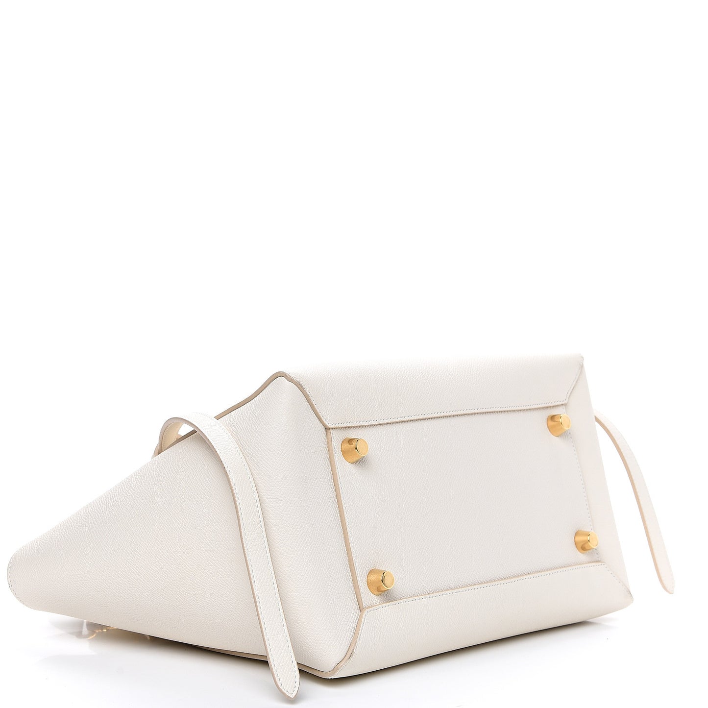 Grained Calfskin Mini Belt Bag White