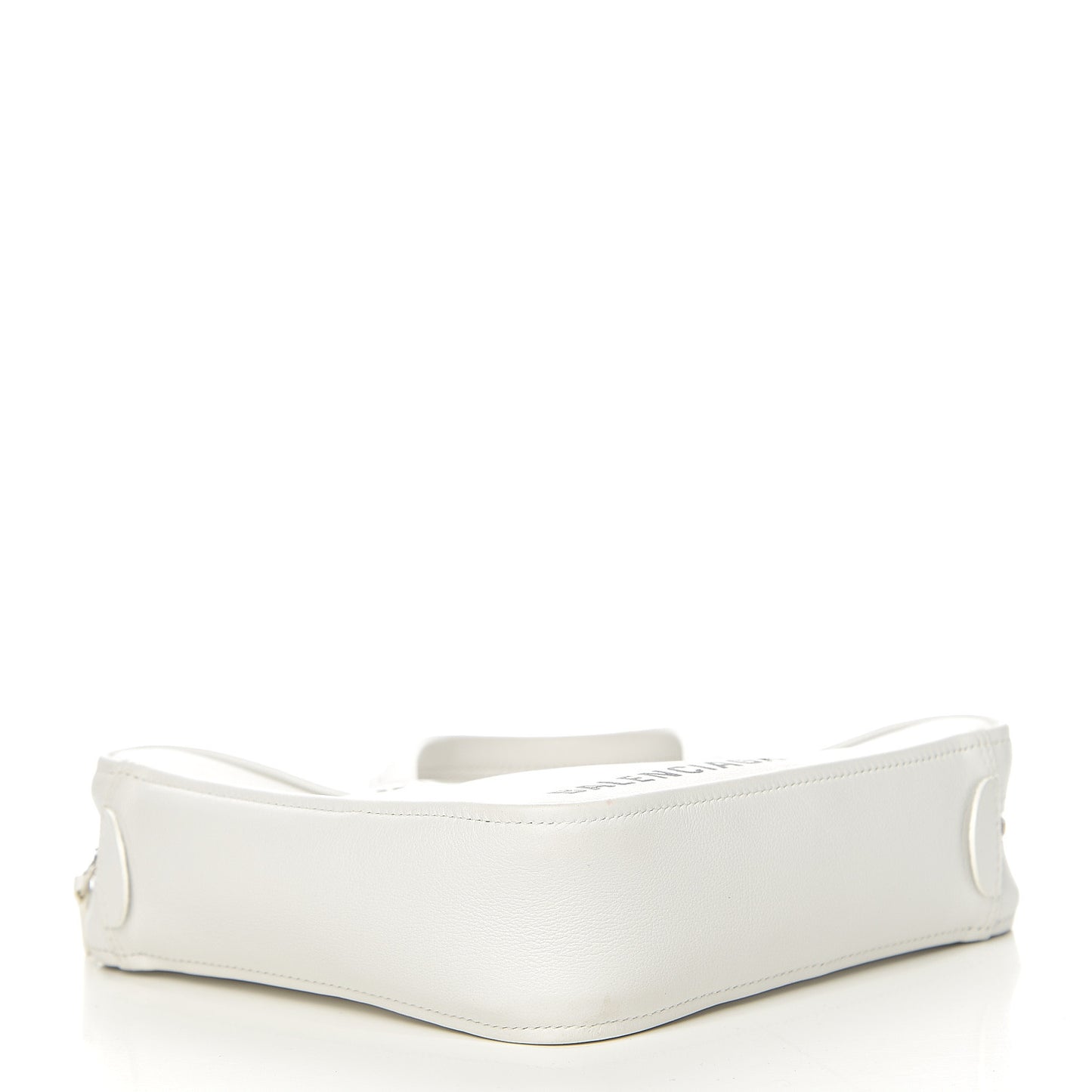 Calfskin XS Triangle Chain Duffle White