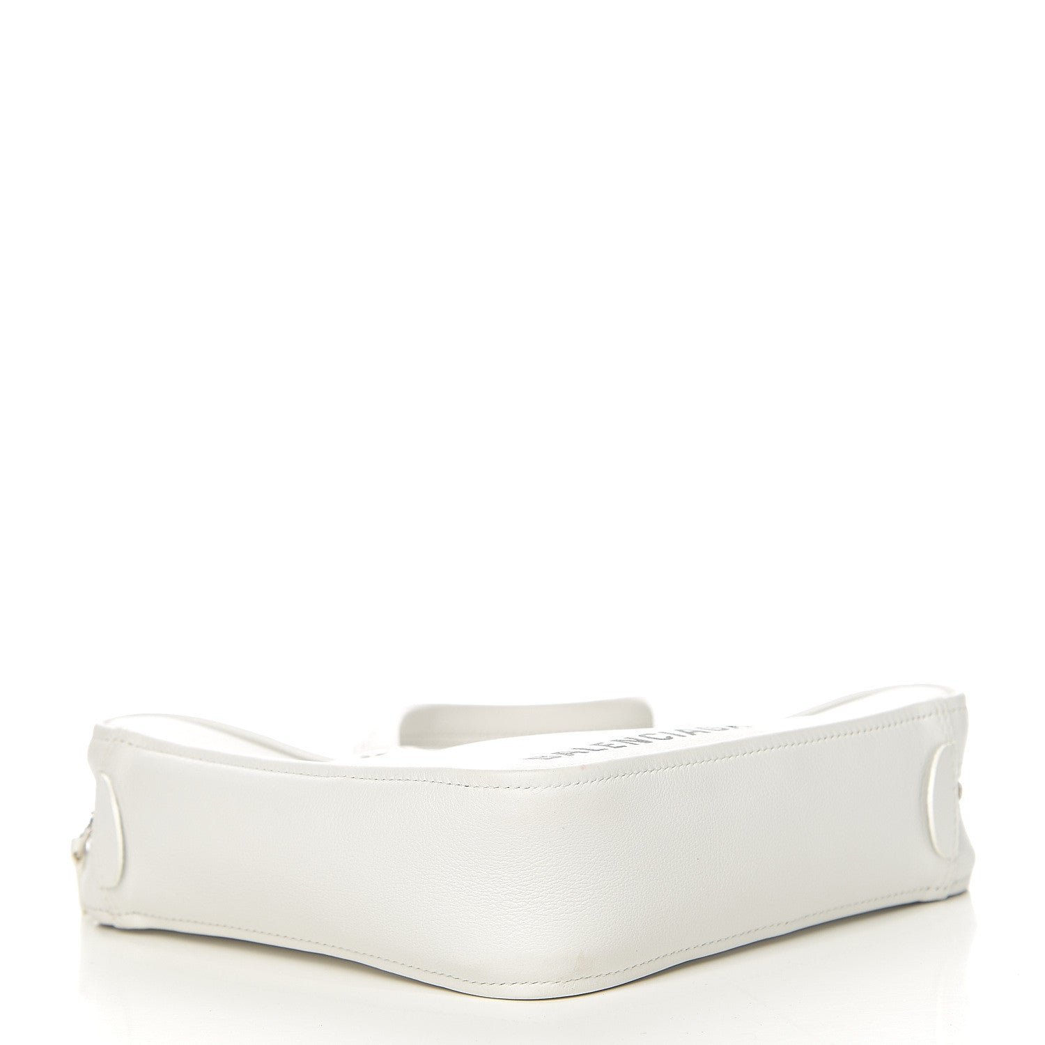 Balenciaga Calfskin XS Triangle Chain Duffle White 3 of 8