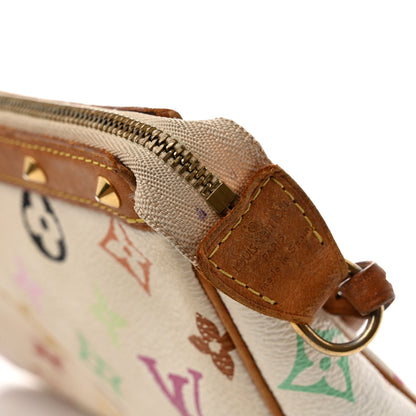 Louis Vuitton Monogram Multicolor Pochette Accessories White 9 of 10