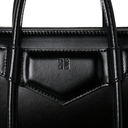 Givenchy Box Calfskin Mini Lock Antigona Shoulder Bag Black 8 of 13