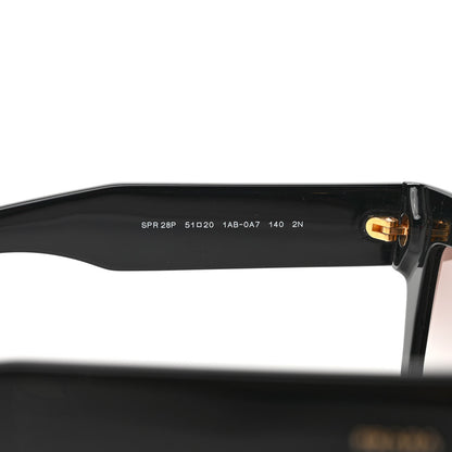 Prada Acetate Sunglasses SPR 28P Black 6 of 7