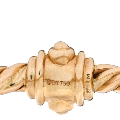 David Yurman 18K Yellow Gold Diamond Renaissance Station Ring 52 6 4 of 4