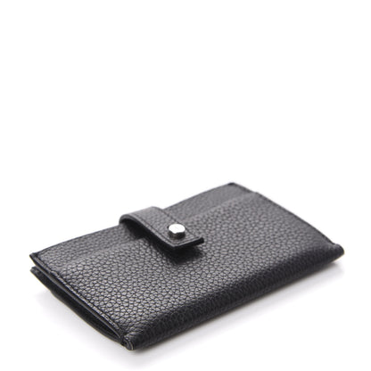 Saint Laurent Grained Calfskin Sac De Jour Souple Card Case Black 4 of 7