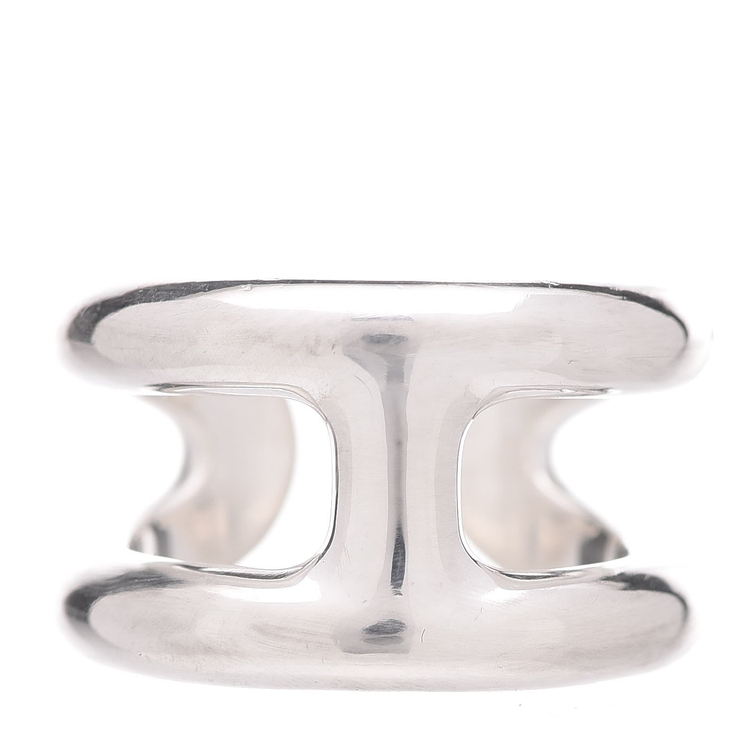 Hermes Sterling Silver Small Osmose Ring 52 6 1 of 4