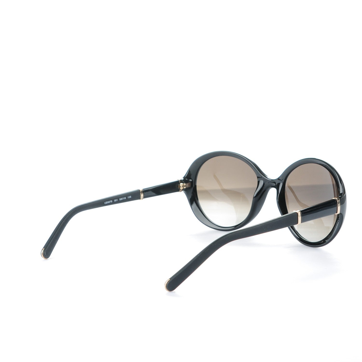 Chloe Oversized Round Sunglasses CE687S Black 3 of 5