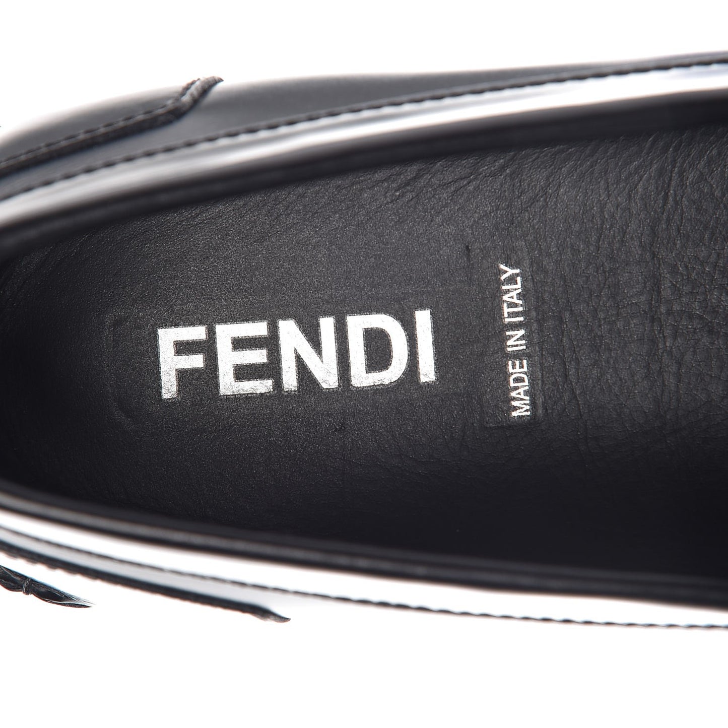 Vitello Spazzolato Moccasin Loafers 8 Black
