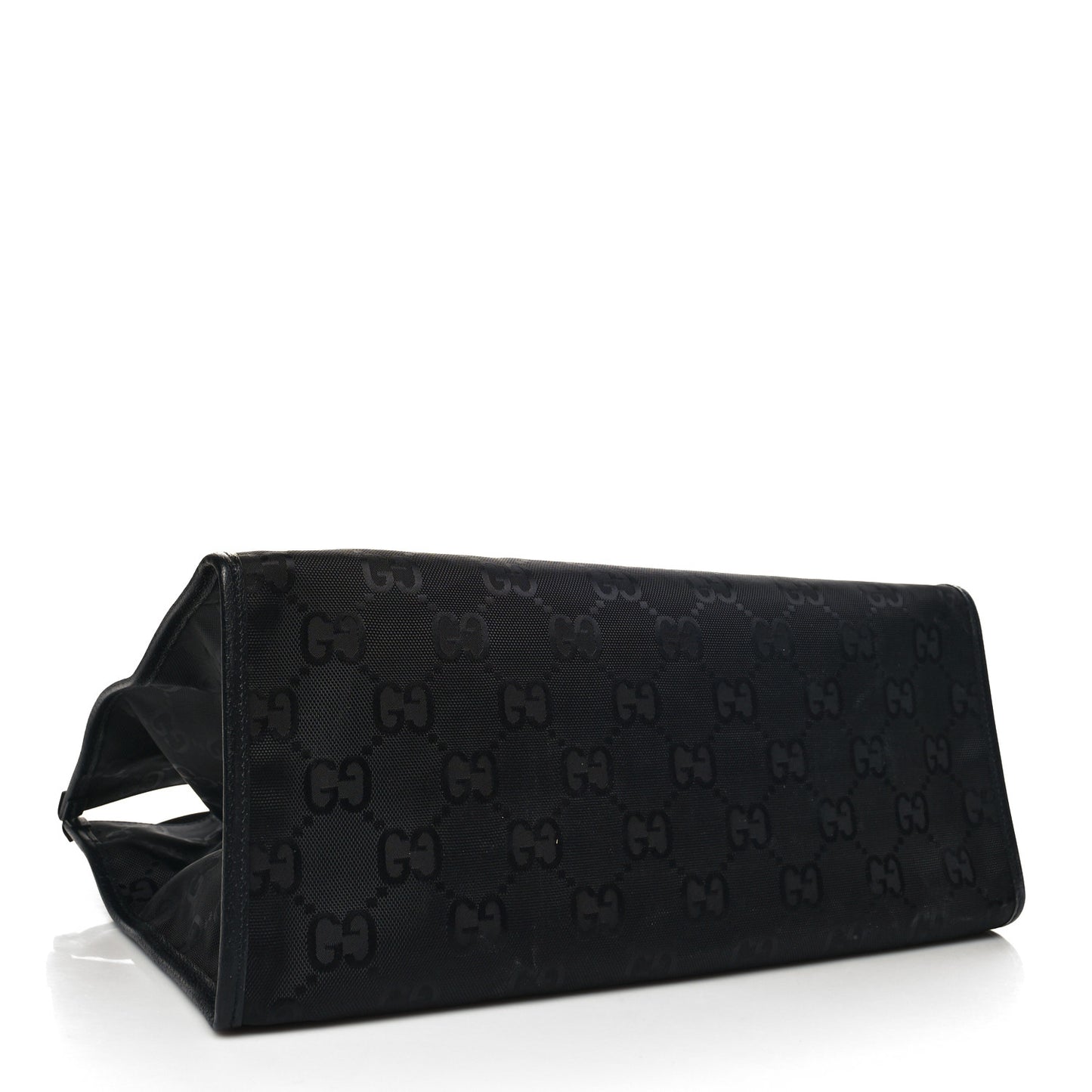 Econyl Nylon Monogram Large Off The Grid Tote Bag Black