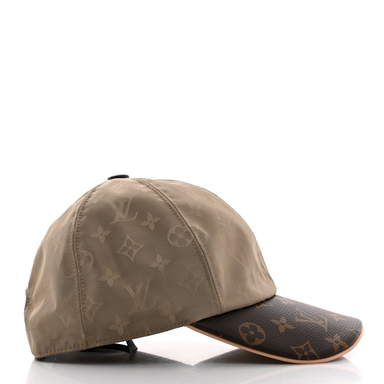 Louis Vuitton Monogram Polyester Silk LV Get Ready Cap M Beige 5 of 10