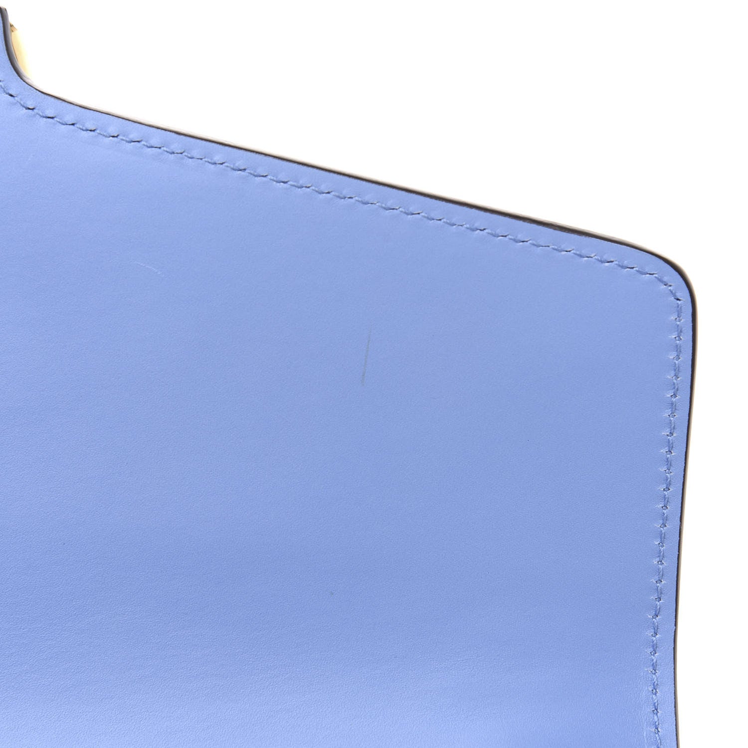 Gucci Calfskin Small Sylvie Shoulder Bag Clear Sky Blue 12 of 13
