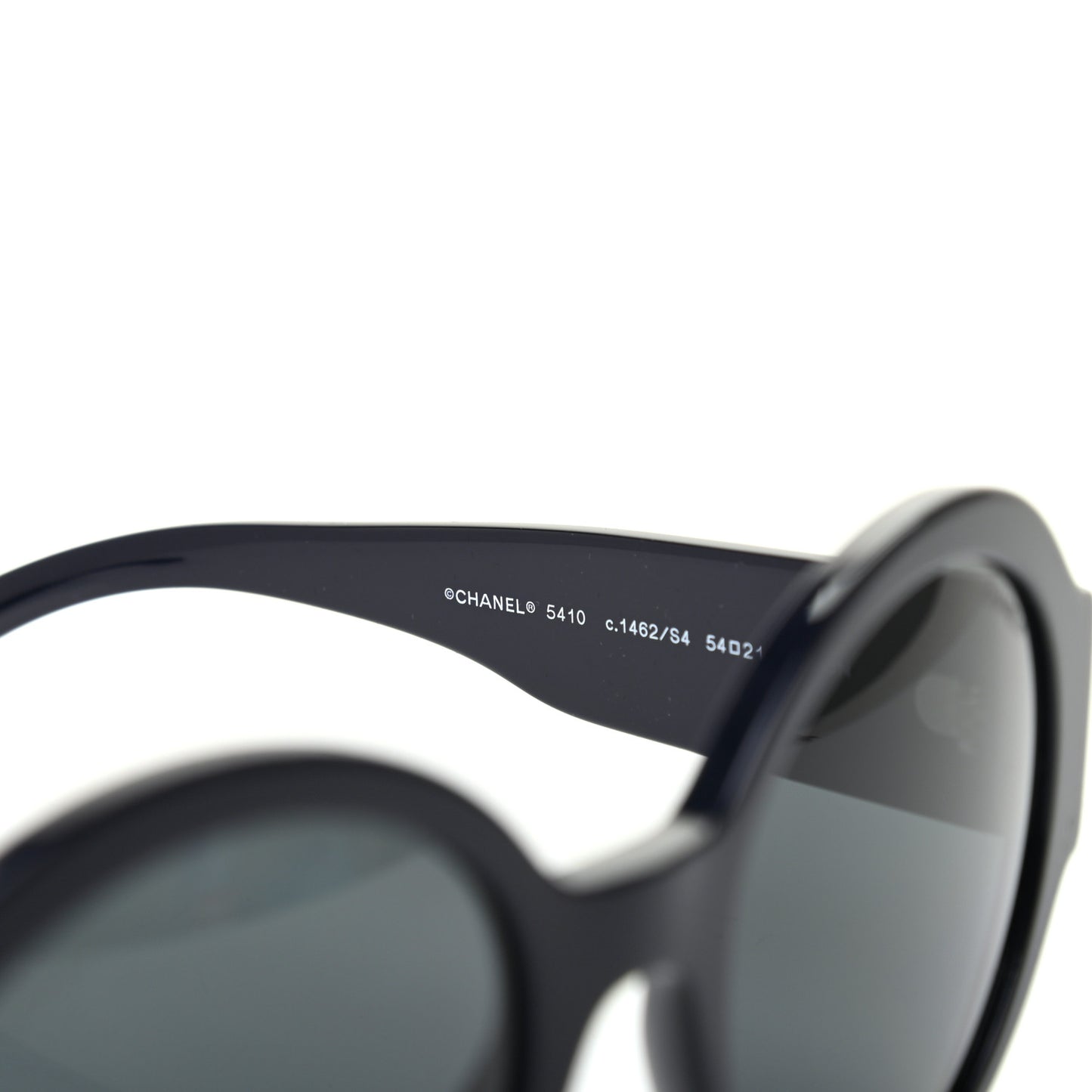 Acetate Round Sunglasses 5410 Black