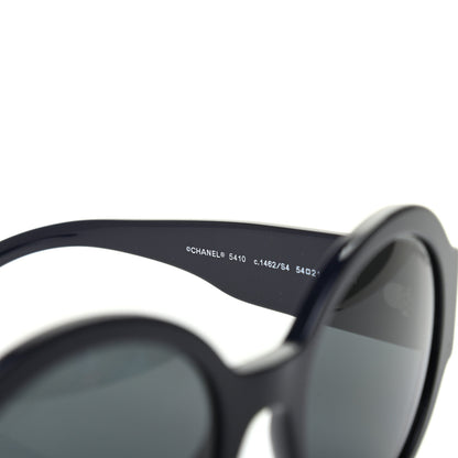 Chanel Acetate Round Sunglasses 5410 Black 5 of 8