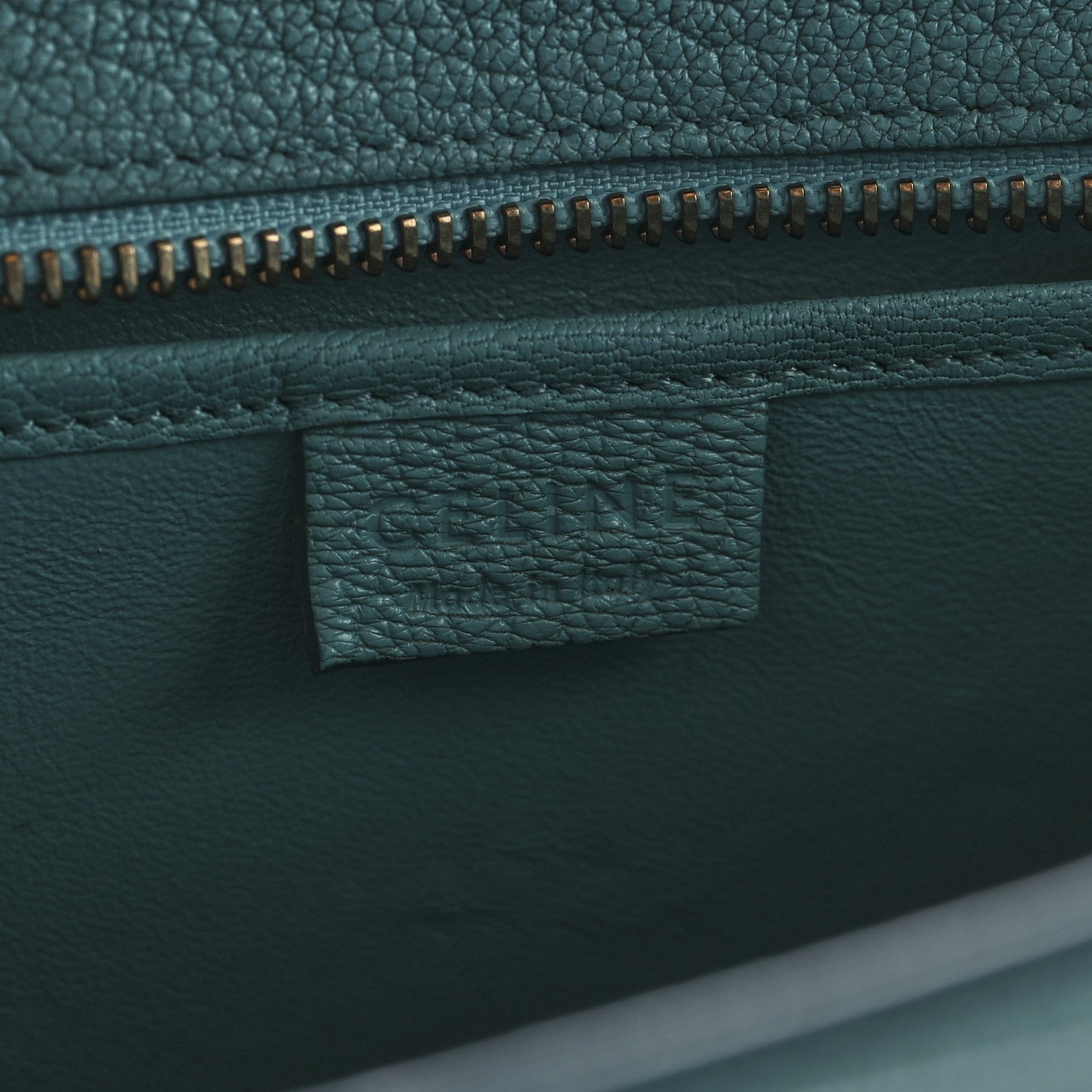 Celine Goatskin Nano Luggage Antarctic 6 of 12