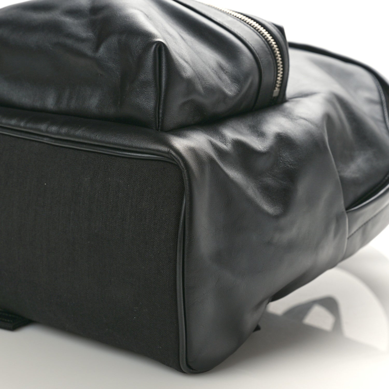 Saint Laurent Calfskin City Backpack Black 9 of 9