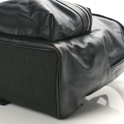 Saint Laurent Calfskin City Backpack Black 9 of 9