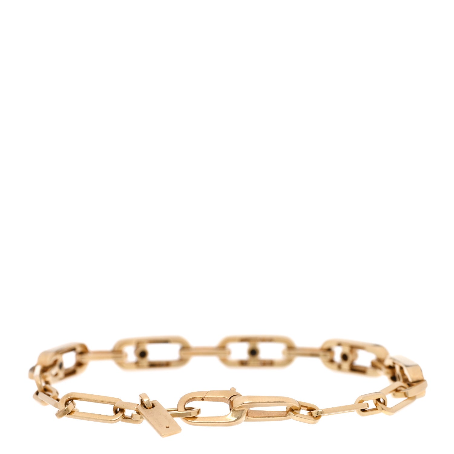 Messika 18K Yellow Gold Diamond Pave Move Link Bracelet 2 of 4