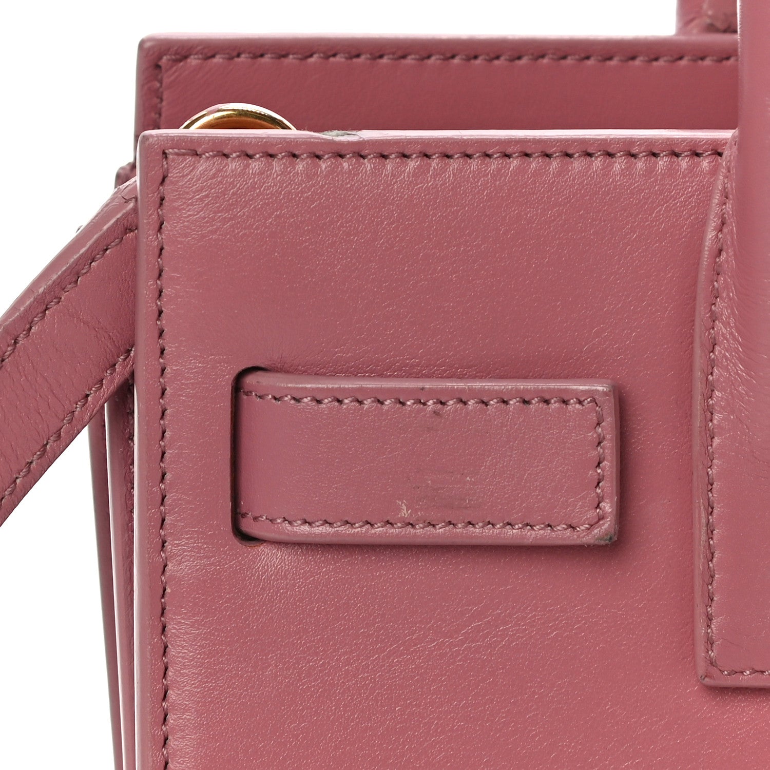 Saint Laurent Calfskin Nano Sac De Jour Rose Dark 14 of 29