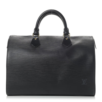 Louis Vuitton Epi Speedy 30 Black 1 of 6