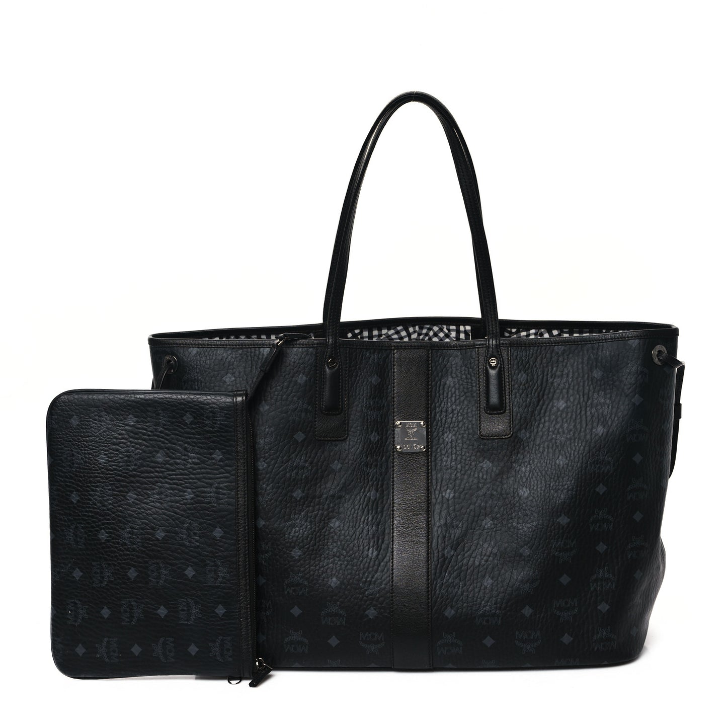 Visetos Large Liz Reversible Shopper Tote Black