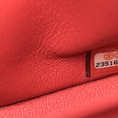Chanel Caviar Quilted Medium Double Flap Dark Pink 7 of 10