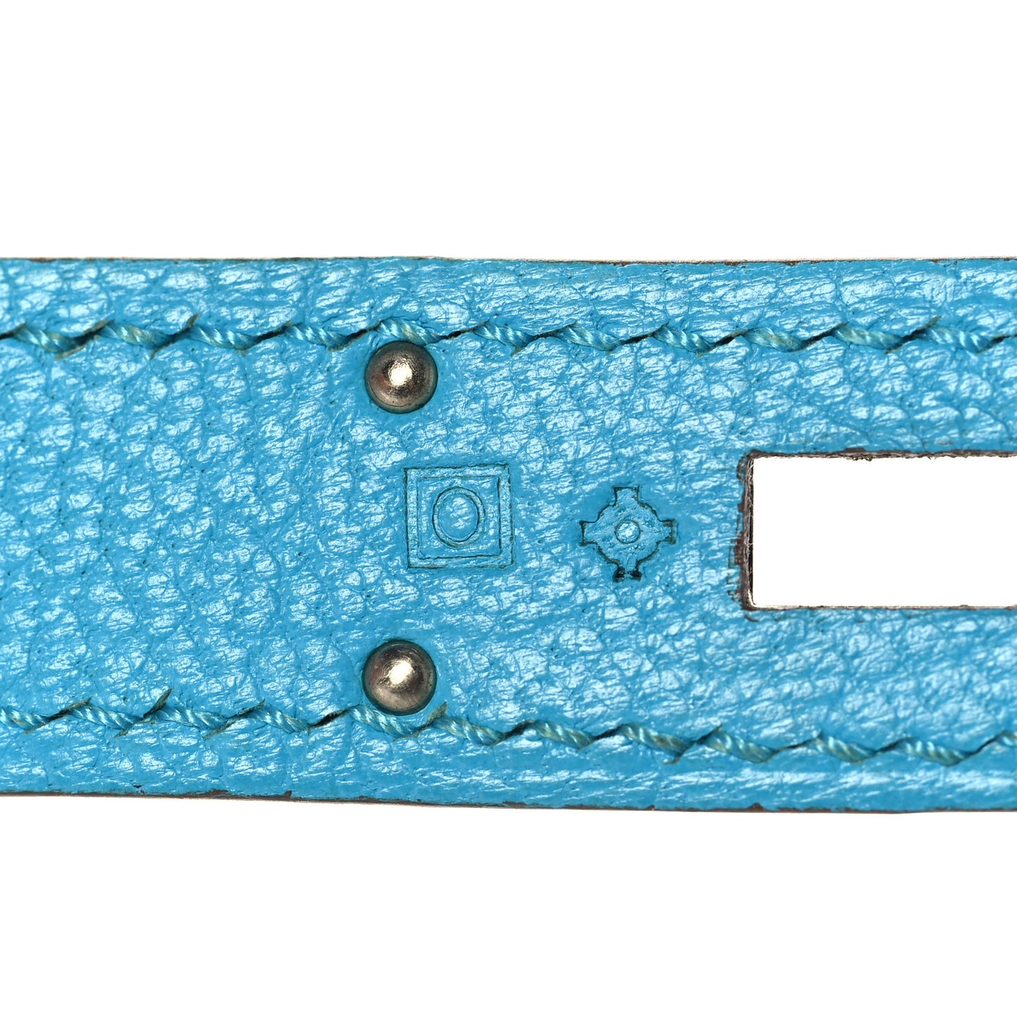 Chevre Horseshoe Birkin 30 Parme Bleu Aztec