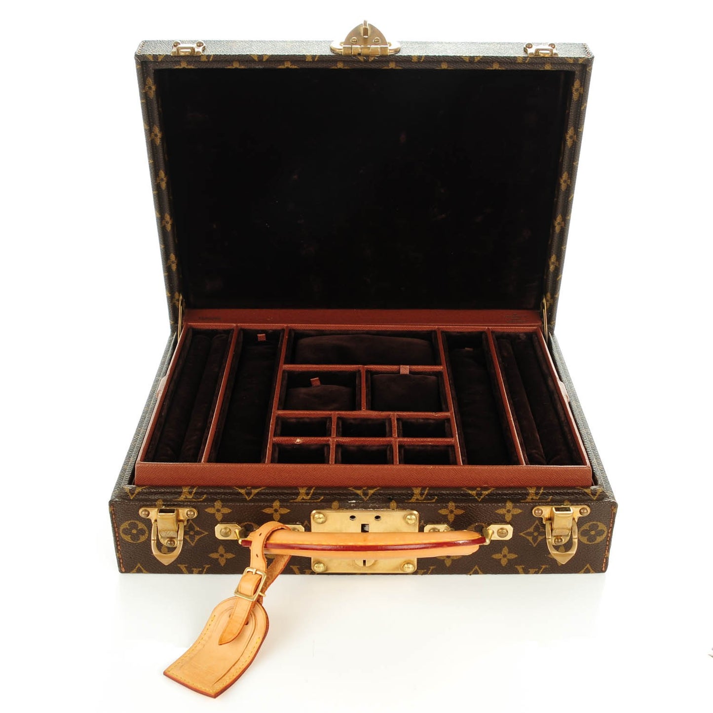 Monogram Jewellery Case Hard trunk