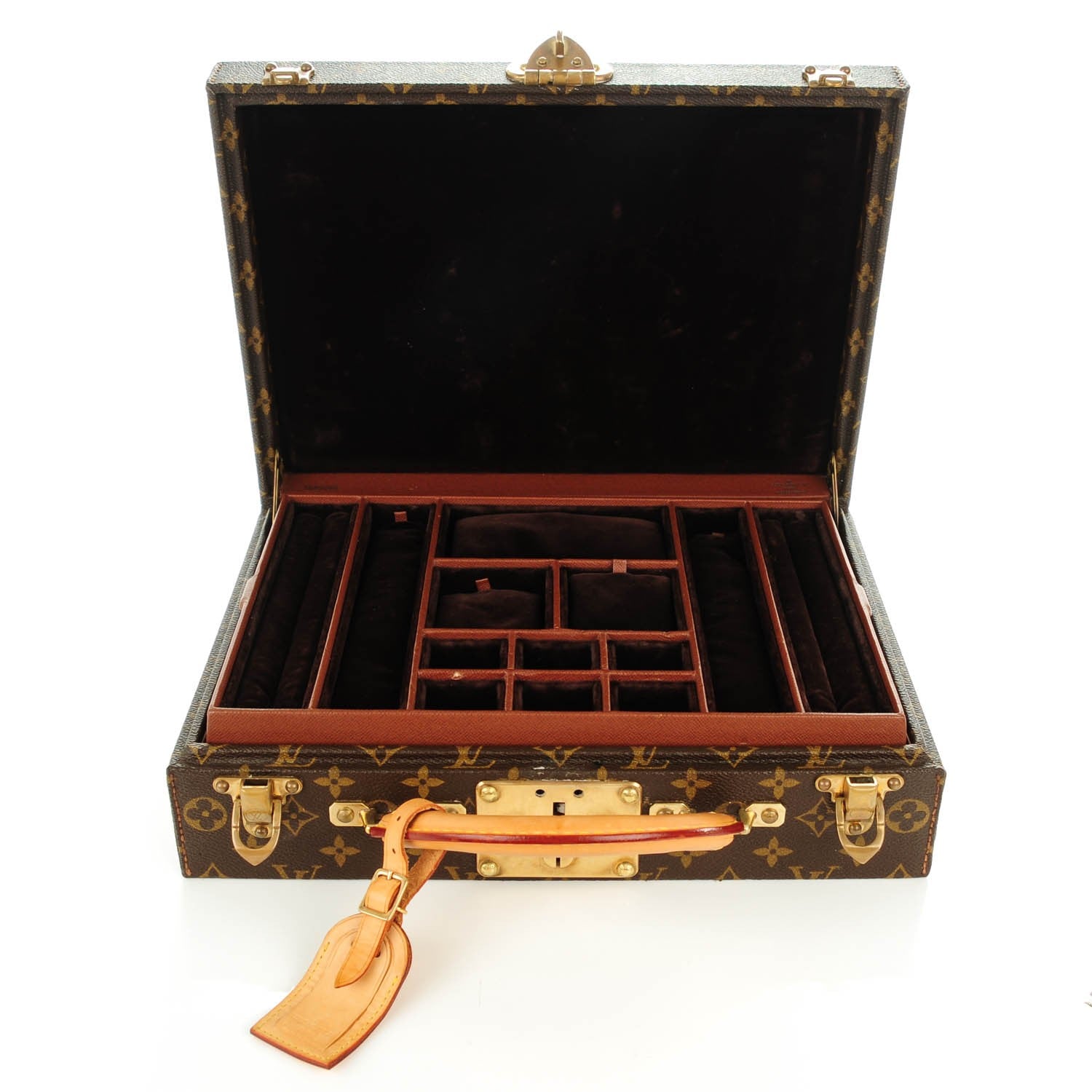 Louis Vuitton Monogram Jewellery Case Hard trunk 6 of 12