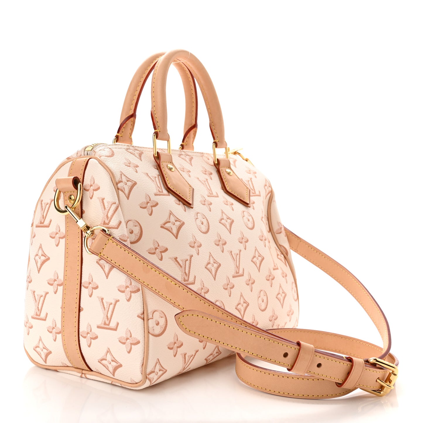 Monogram Fall for You Speedy Bandouliere 25 Beige Clair