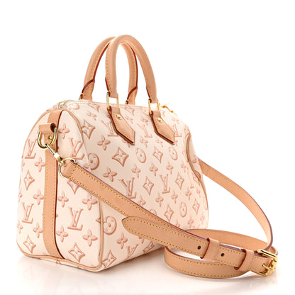Louis Vuitton Monogram Fall for You Speedy Bandouliere 25 Beige Clair 3 of 10