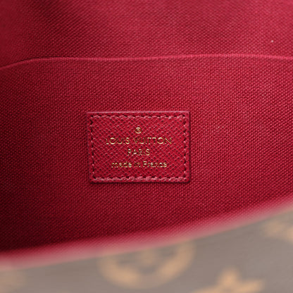 Louis Vuitton Monogram Pochette Felicie Chain Wallet Fuchsia 7 of 12