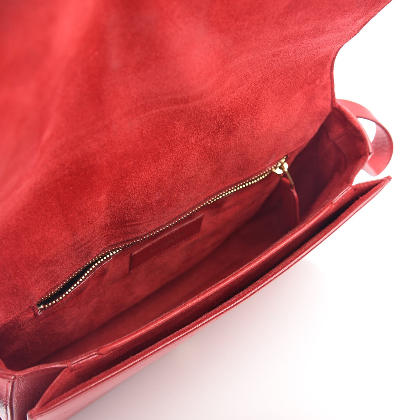 Calfskin Classic Y Satchel Red