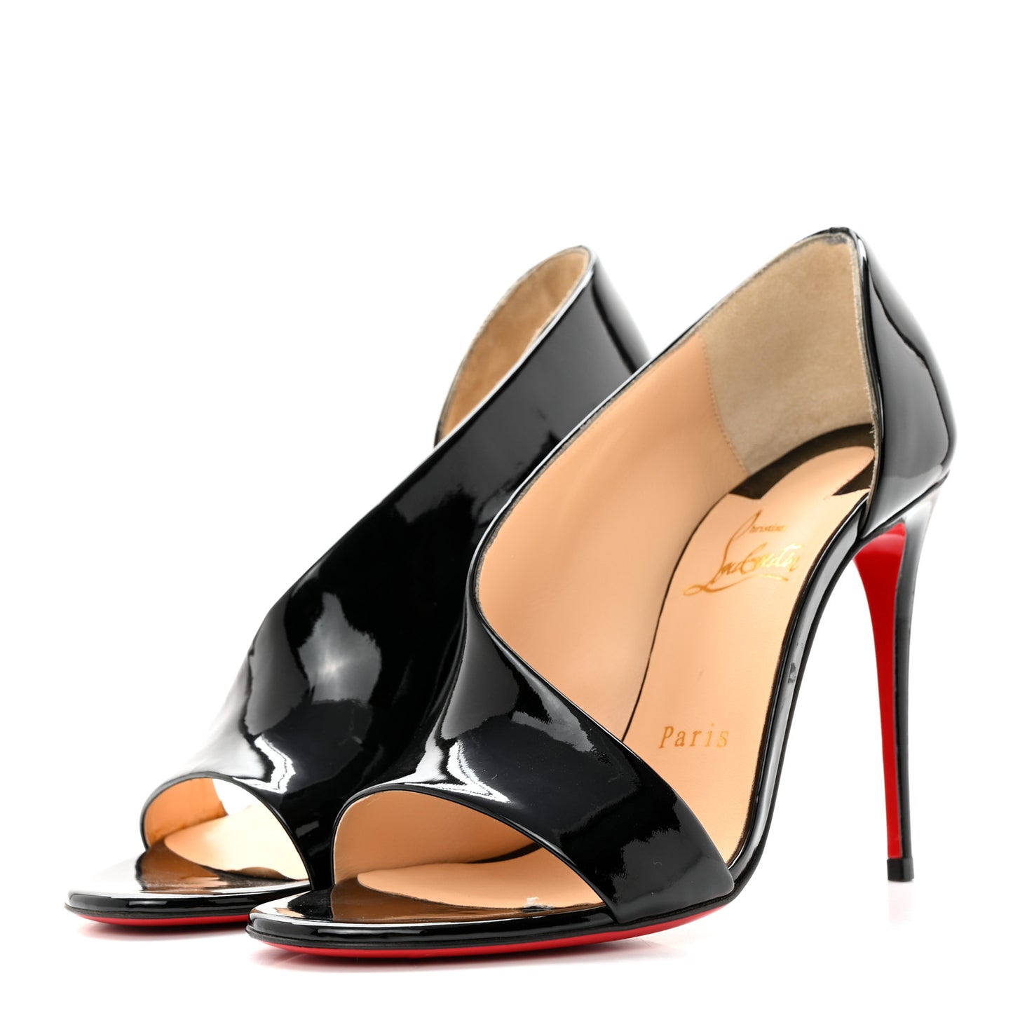 Patent Phoebe Asymmetric 100 Pumps 37 Black