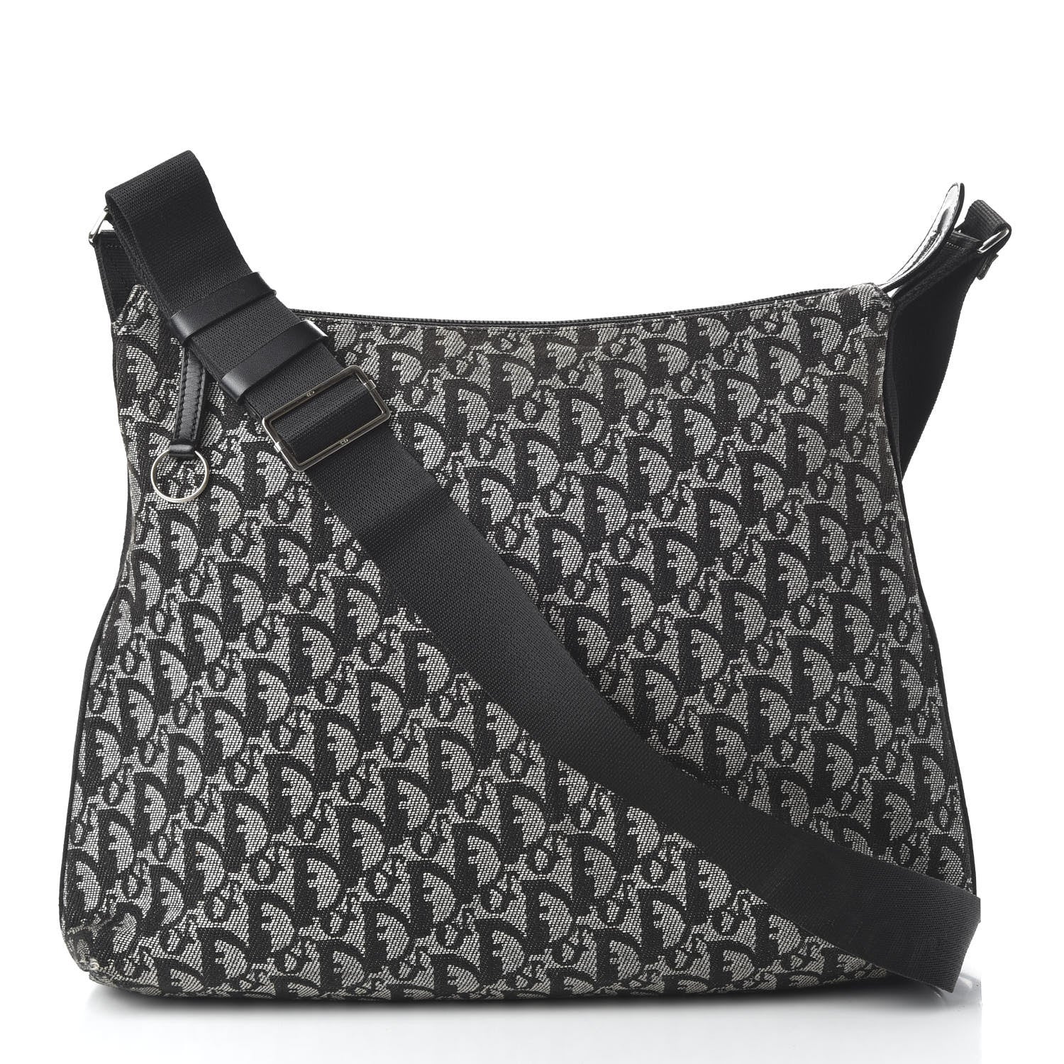 Christian Dior Monogram Messenger Black 1 of 11