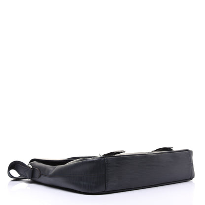 Louis Vuitton Epi Christopher Messenger Navy Stripes 4 of 16