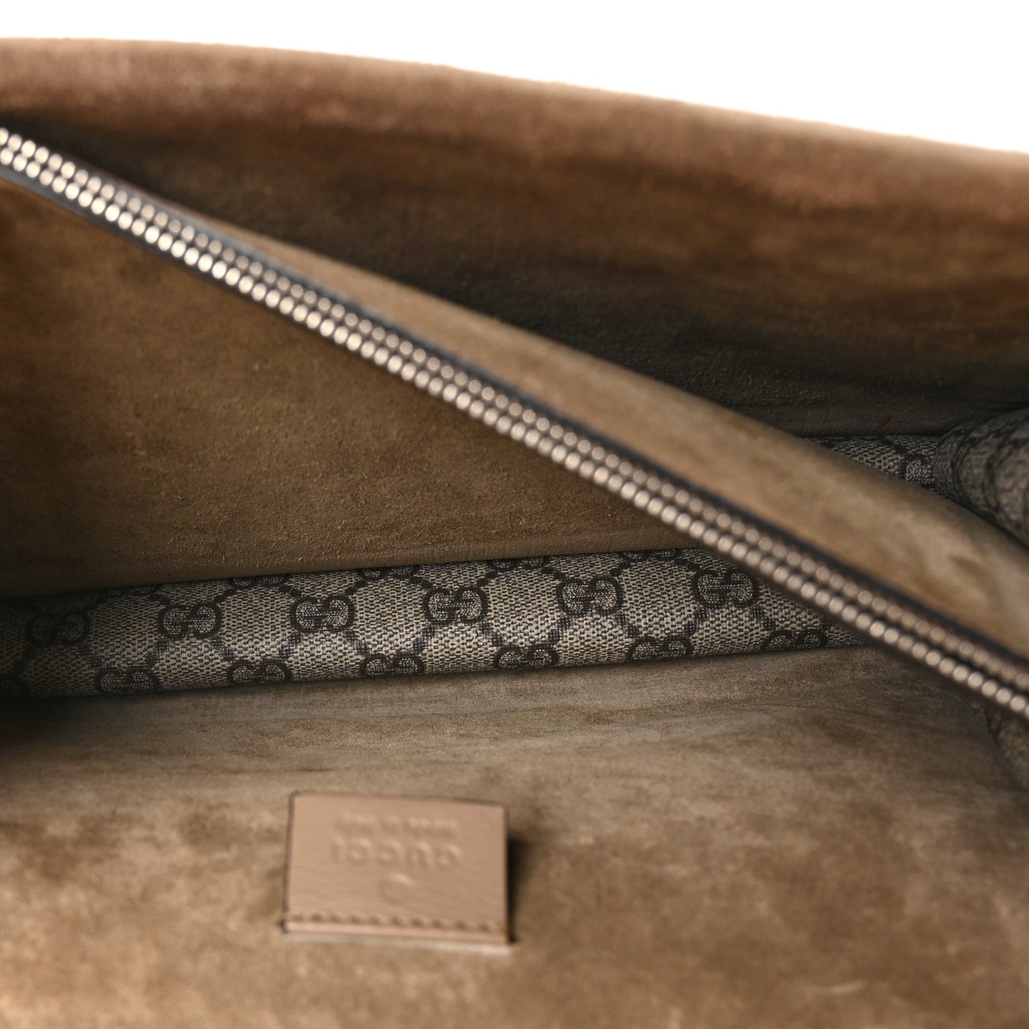 Gucci GG Supreme Monogram Lightning Embroidered Medium Dionysus Shoulder Bag Beige 5 of 12
