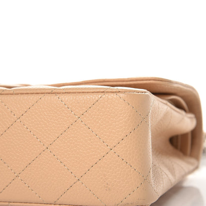 Chanel Caviar Quilted Medium Double Flap Beige Clair 9 of 9