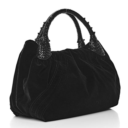Fendi Velvet Rabbit Fur Spy Black 3 of 10
