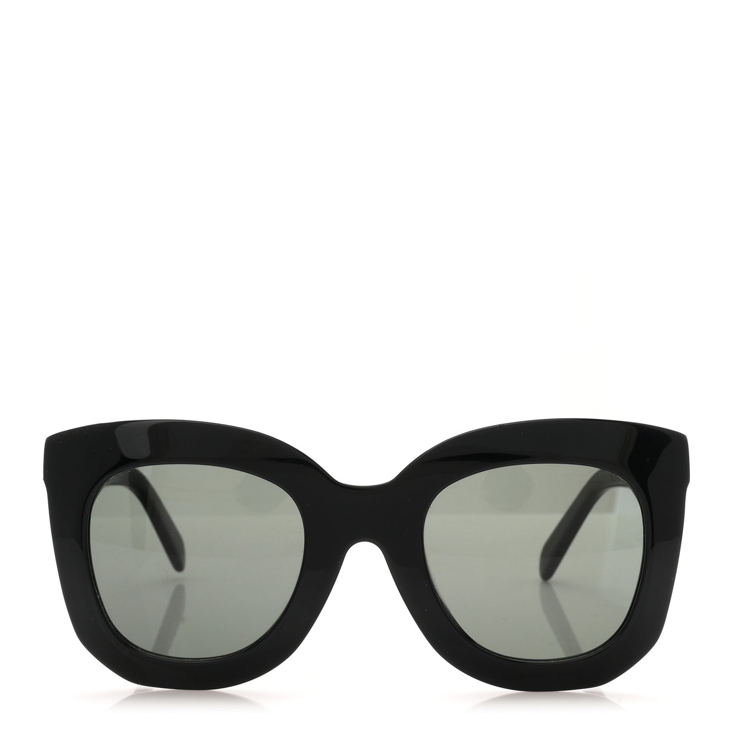 Oversized Round Sunglasses CL4005FN Black