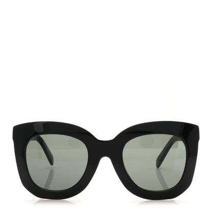 Celine Oversized Round Sunglasses CL4005FN Black 2 of 7