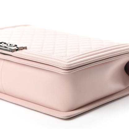 Chanel Lambskin Quilted Large Boy Flap Pink 7 of 13