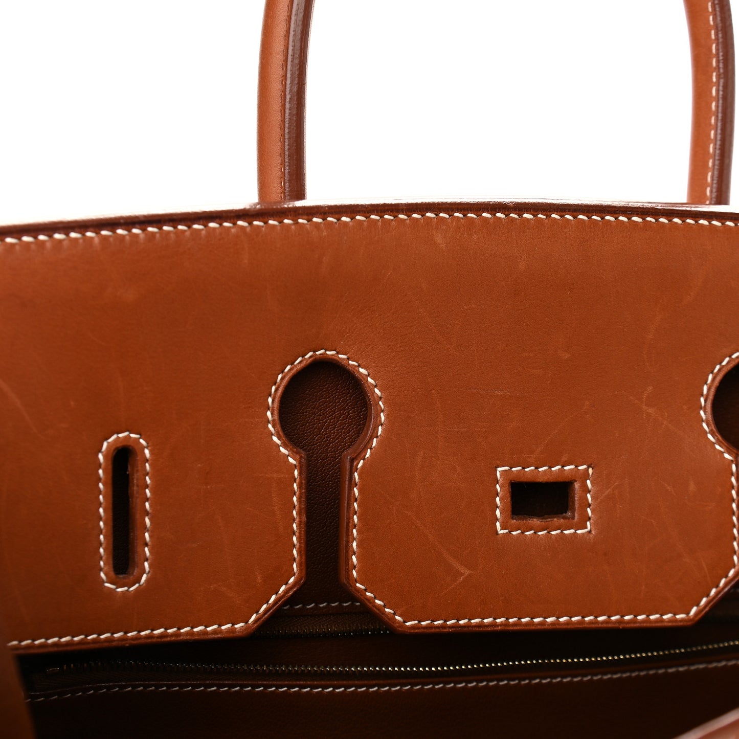 Toile Barenia Birkin 35 Fauve