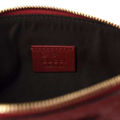 Gucci Microguccissima Small Cosmetic Case Red 6 of 7